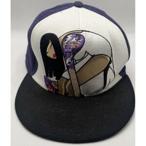Tokidoki TKDK Tattoo Black Cat Girl 9Fifty New Era SnapBack One‎ Size Adjustable